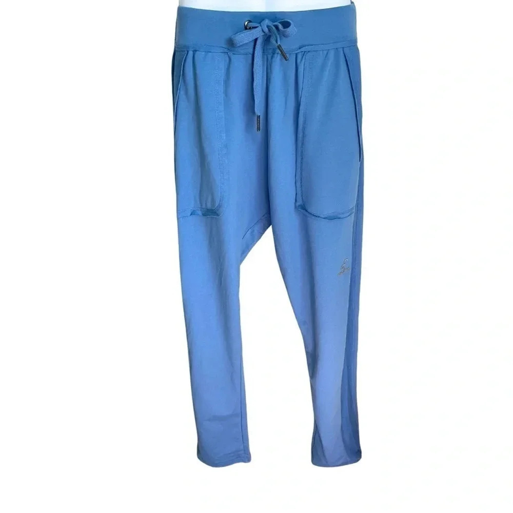 Ably Filium Tech Sweatpants Men’s Blue Performance Joggers Athleisure Stretch - Picture 3 of 11